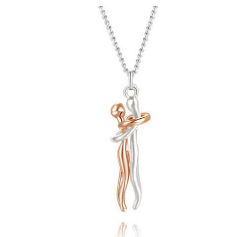 Unisex Simple Necklace Valentines Day Lover Gift